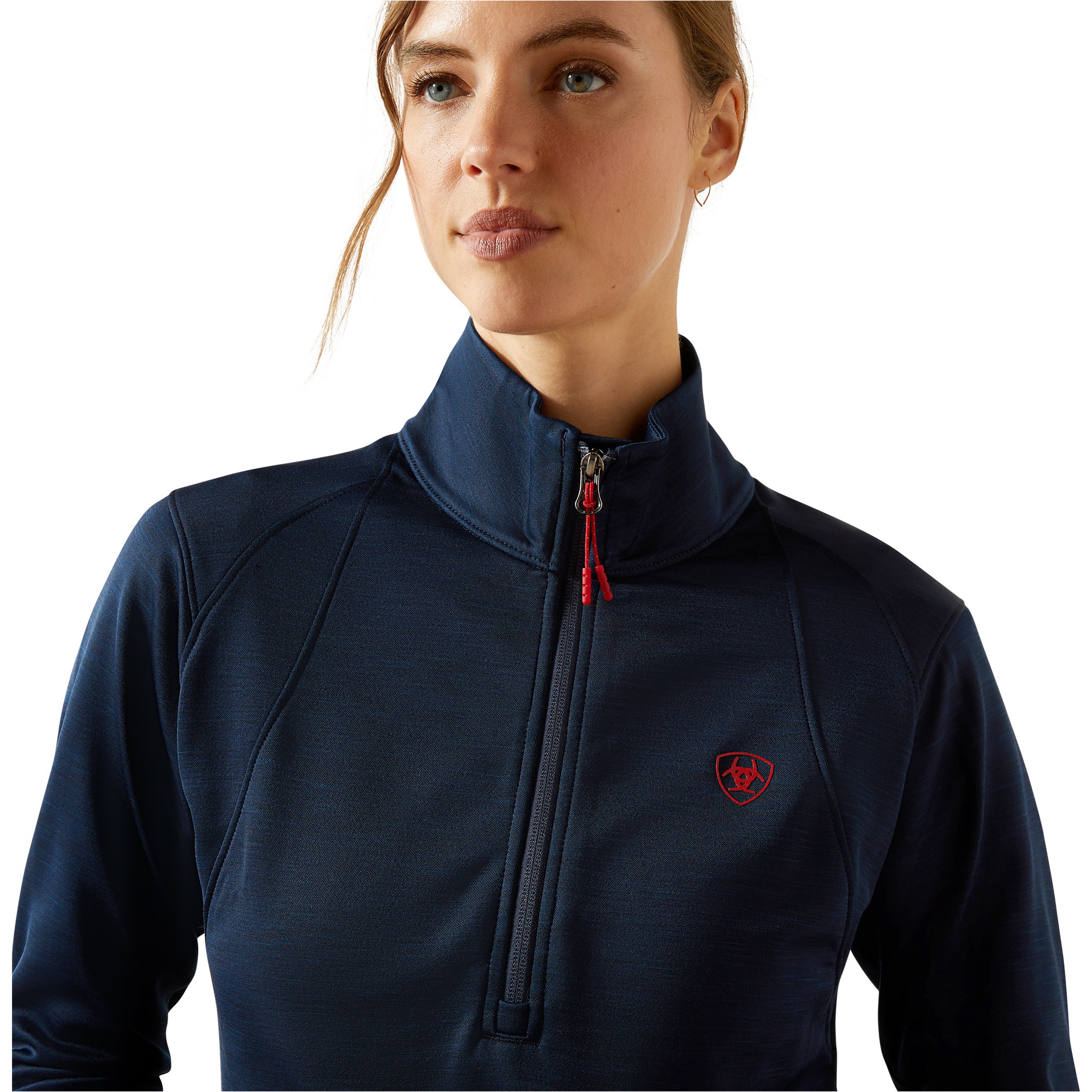2025 Ariat Womens Team EQ 1/2 Zip Pullover 10062371 - Navy